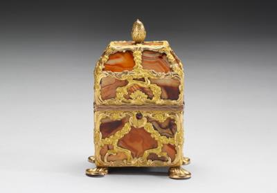 图片[2]-Gilt bronze personal accessory case with inlay of agate. Europe, 18th century.-China Archive